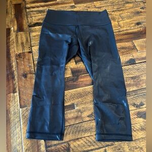 lululemon athletica Align high Rise Black Leggings Shine